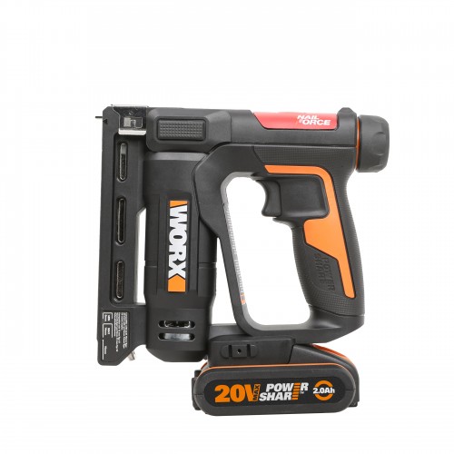 Worx WX843 - Mini Grapadora Clavadora 20V (1bat...